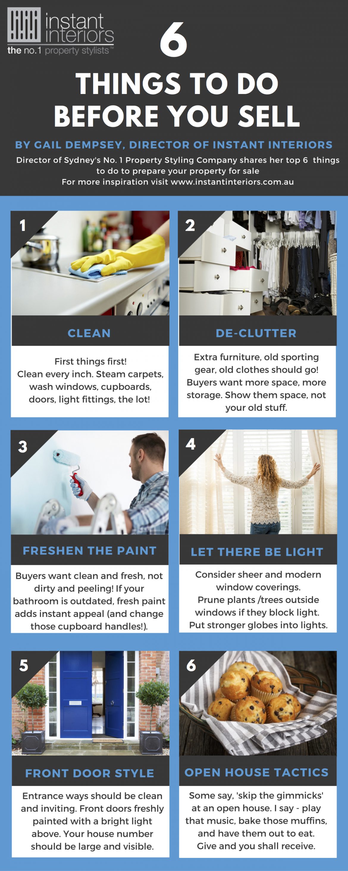 6 things to do before you sell infographic